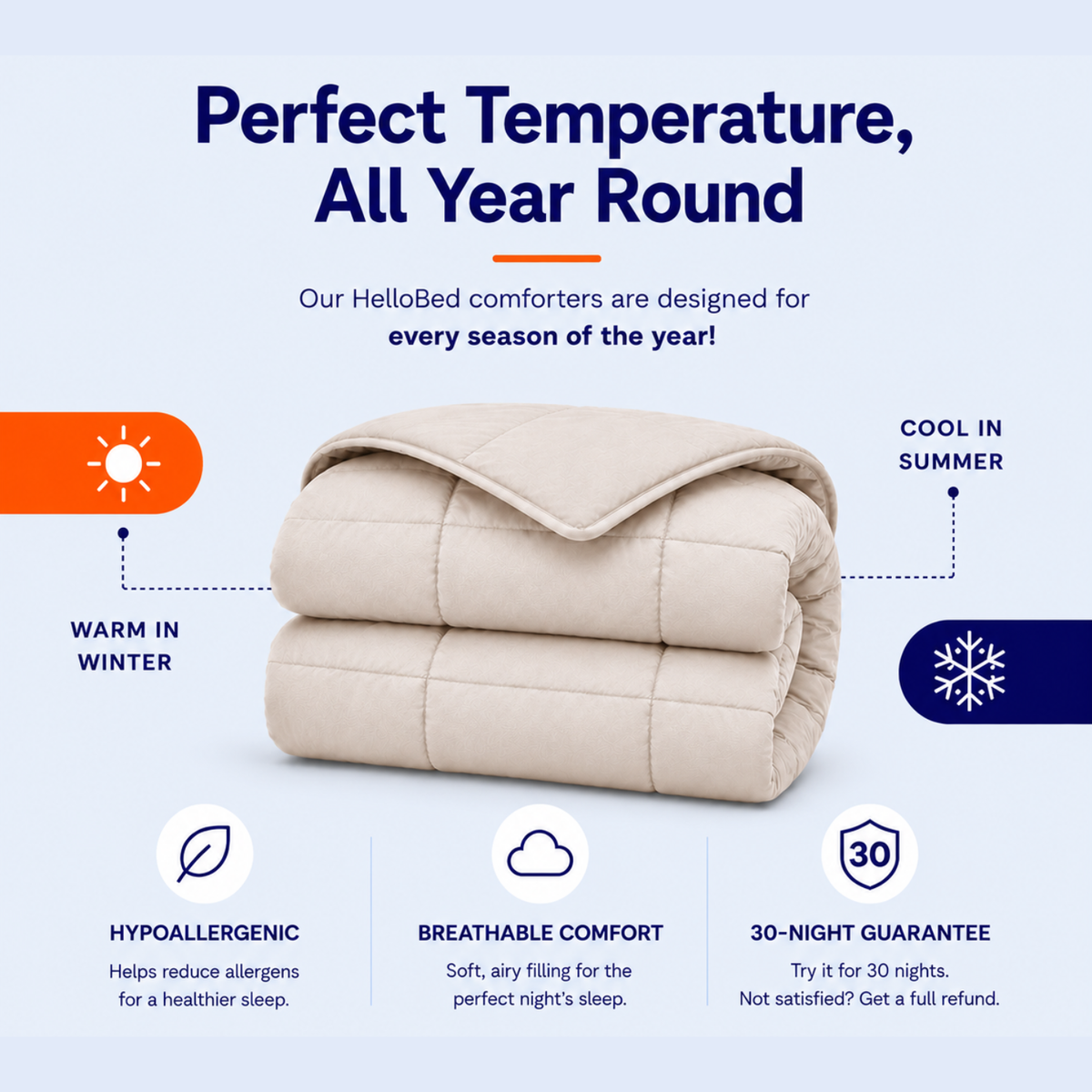The Everyday Comforter Linen