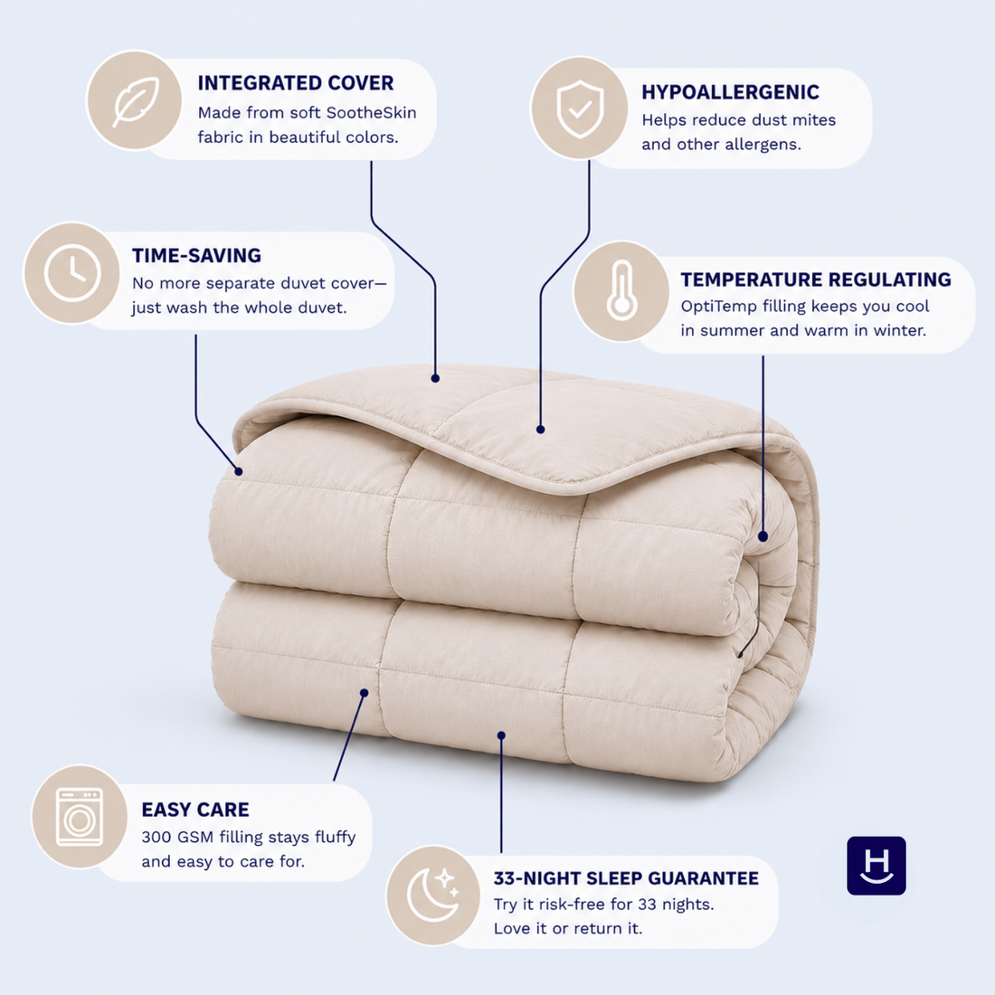 The Everyday Comforter Linen