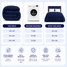 The Everyday Comforter Dark Blue