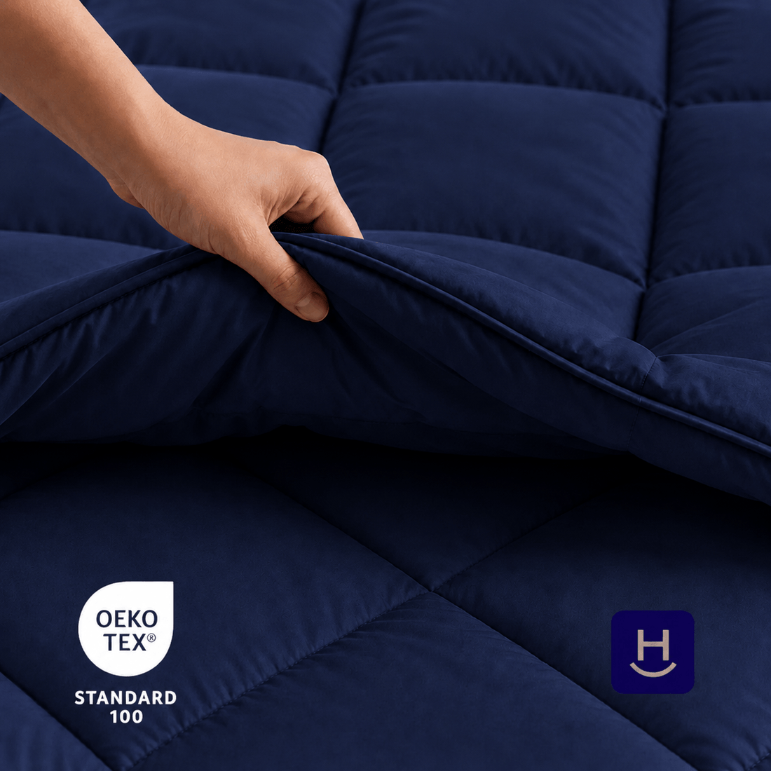 The Everyday Comforter Dark Blue