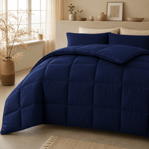 Pillowcase Dark Blue - Set of 2