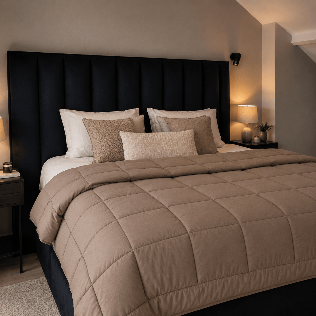 The Everyday Comforter Taupe