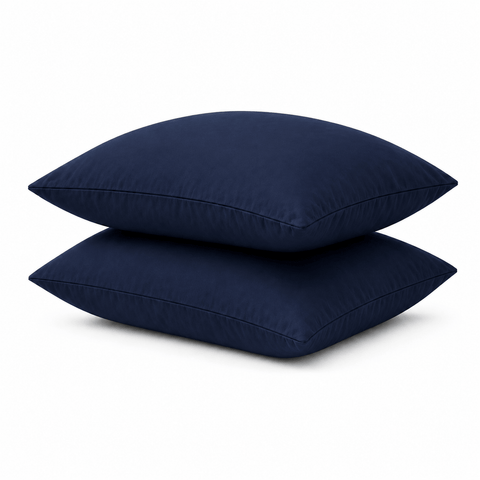 Pillowcase Dark Blue - Set of 2