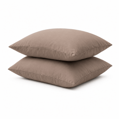 Pillowcase Taupe - Set of 2