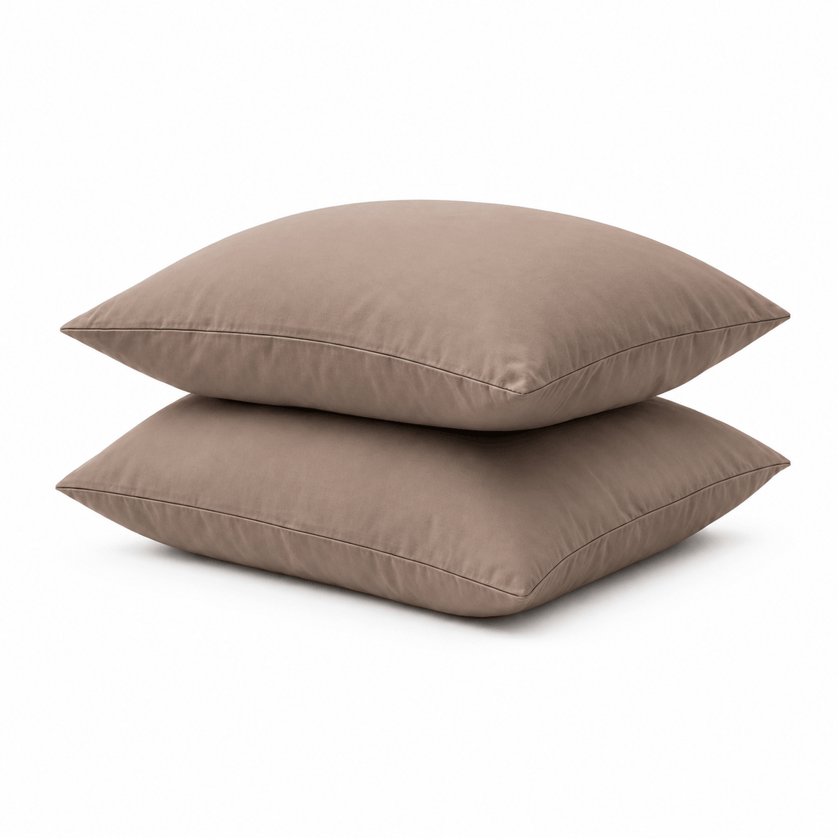 Pillowcase Taupe - Set of 2