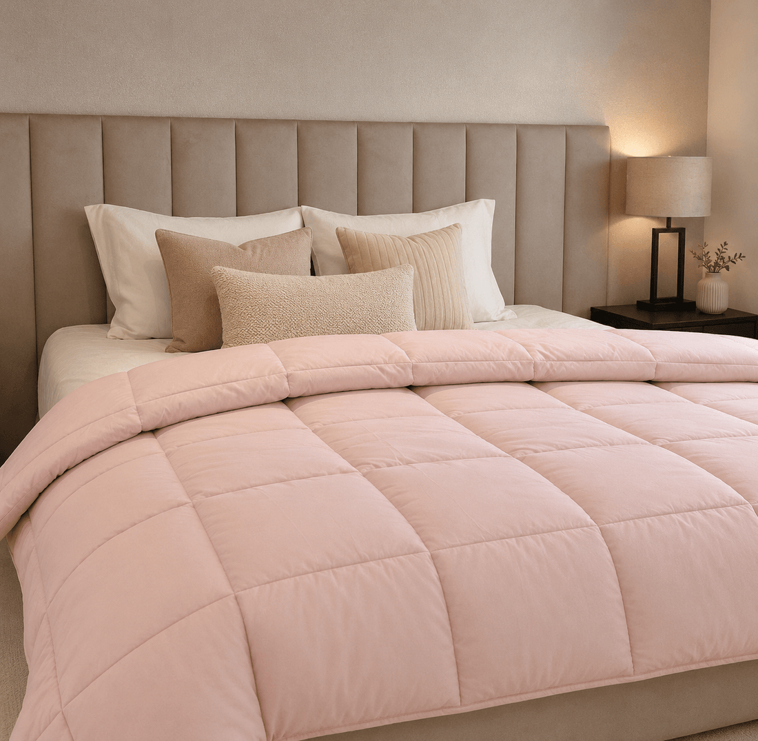 The Everyday Comforter Light Rose