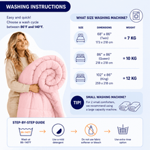 The Everyday Comforter Light Rose