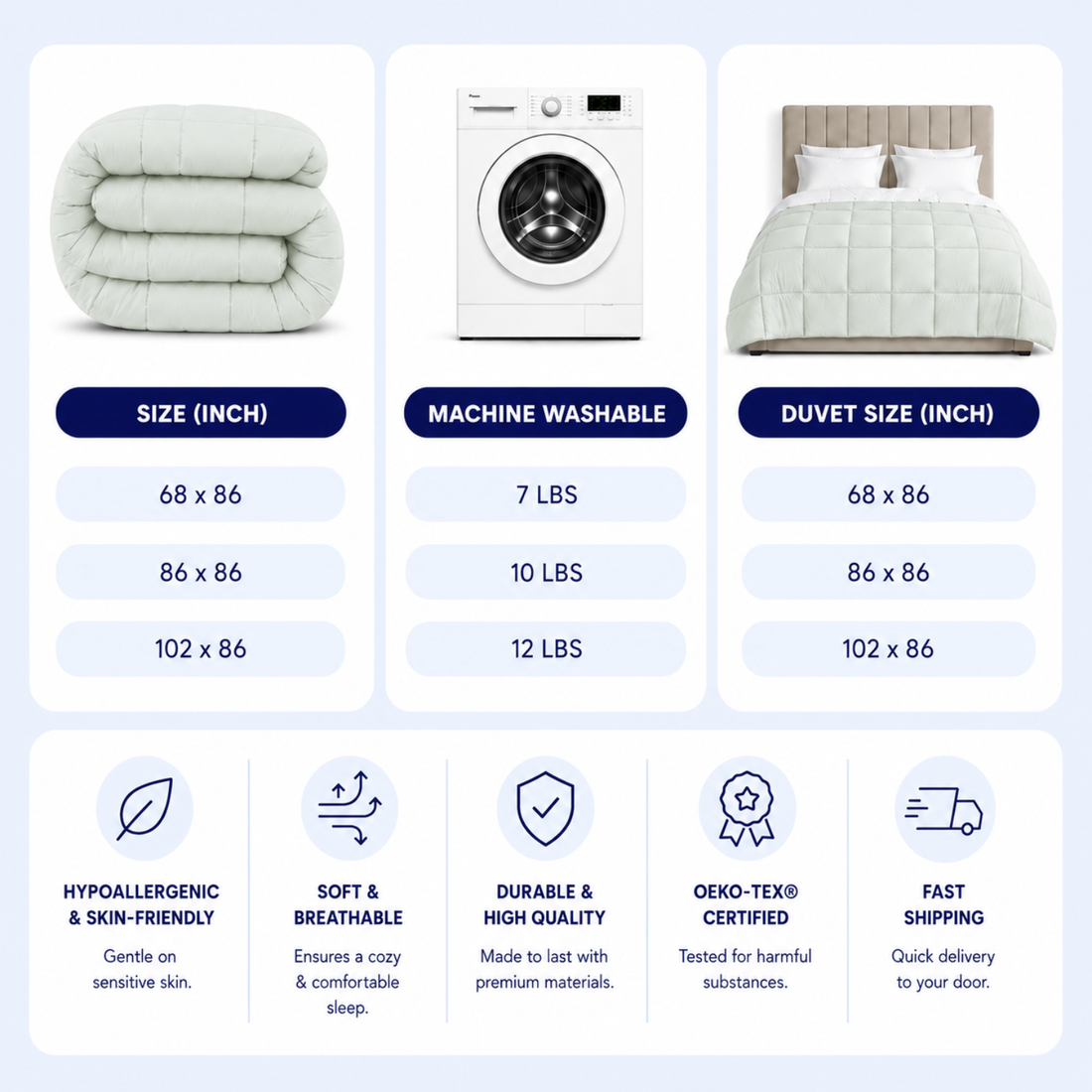 The Everyday Comforter Sage Green