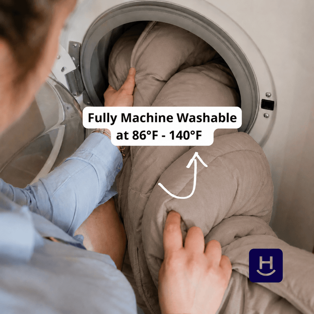 The Everyday Comforter Taupe